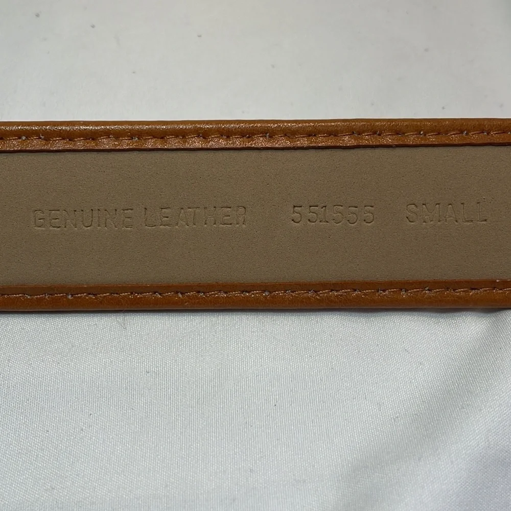 Michael Kors Brown and Tan Leather Belt - Picture 4 of 4
